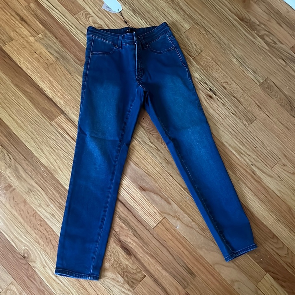 Nwt Universal standard true blue 27" size 2 jeans seine mid rise skinny